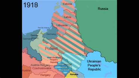 Poland Map Through History