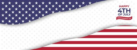 Landscape Background Template for united states independence day banner ...