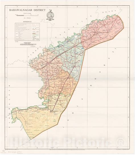 Map : Bahawalnagar District, Pakistan 2004, Bahawalnagar District ...