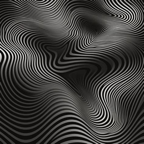 Premium AI Image | Optical Illusion Waves