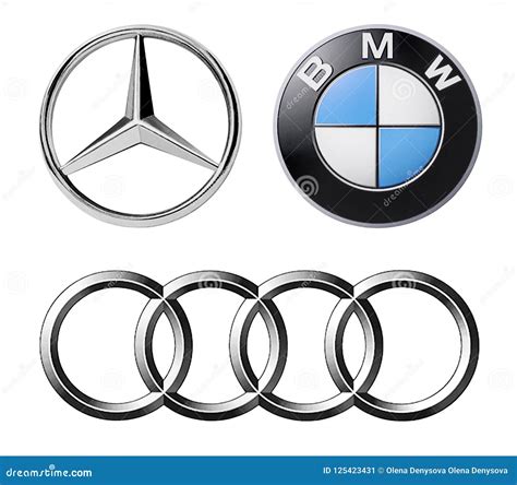 Satz Populäre Deutsche Marken Der Logos Von Autos Redaktionelles Foto ...