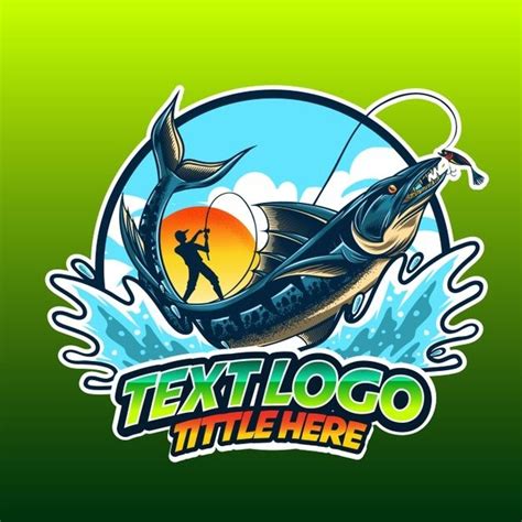 Fishing Logo Template in 2021 | Fish logo, Logo design art, Nautical logo