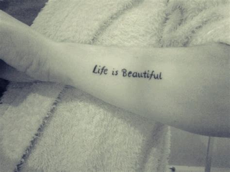 1000+ images about Life is beautiful tattoo on Pinterest | Tattoo designs foot, Belle and Is ...