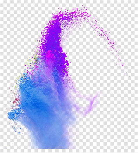 Ribbon Smoke Colorful Watercolor Power Colorsplash Color Smoke Vector, Purple, Ornament, Light ...