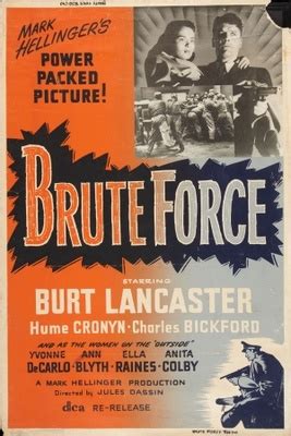 Brute Force movie poster (1947) Poster MOV_9862193a - IcePoster.com