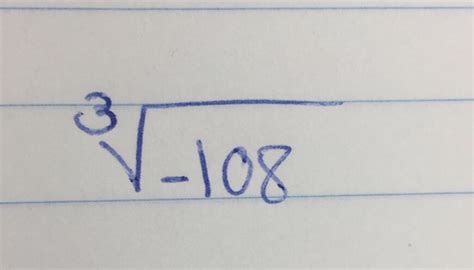 Solved 3 squareroot -108 | Chegg.com