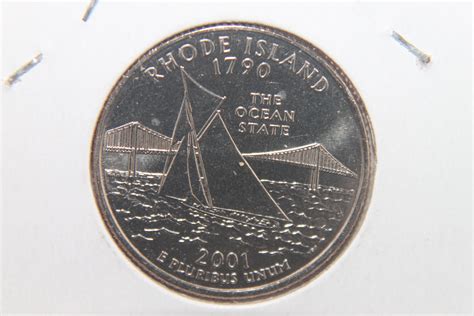 2001-D RHODE ISLAND STATE QUARTER #12172