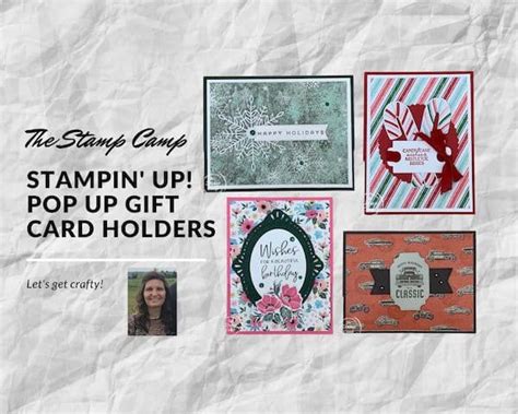 Stampin' Up! Pop Up Gift Card Holder For Any Occasion - The Stamp Camp