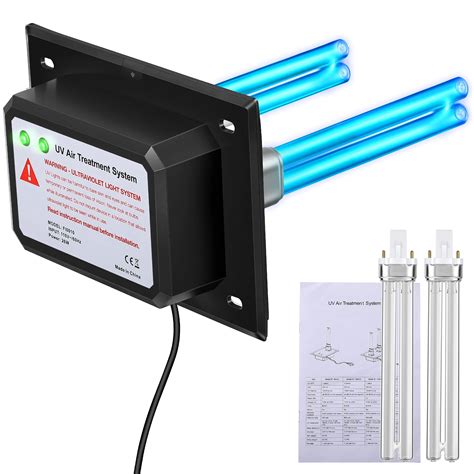 Buy 26 W HVAC UV Light Sanitizer, in Duct Lamp Sanitizer Air Purifier for Germicidal Filter, 110 ...