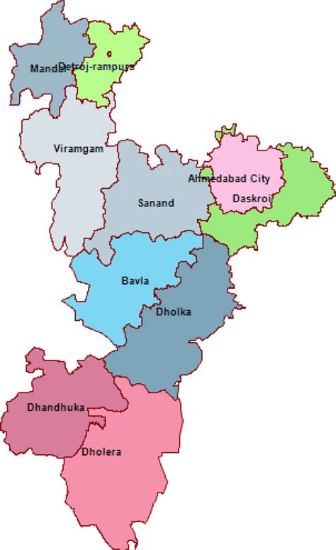 Ahmadabad District (study area) | Download Scientific Diagram