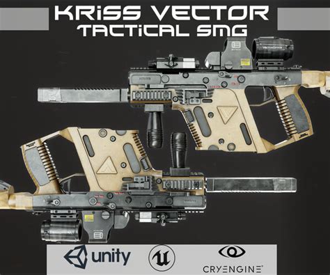 ArtStation - Kriss Vector SMG | Game Assets