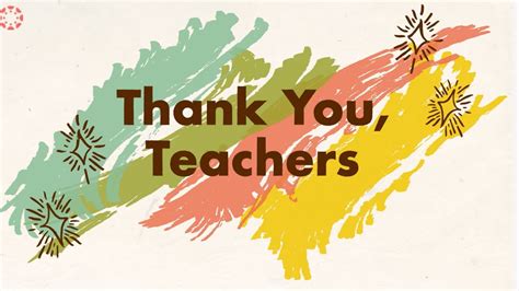 Thank You, Teachers. - YouTube