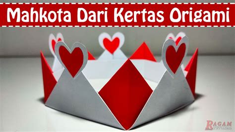 Cara Membuat Mahkota Dari Kertas Origami