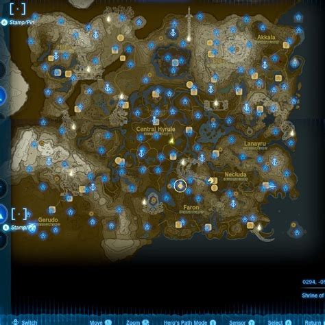 Map of 11 things overlaid on the BOTW map. : r/TOTK