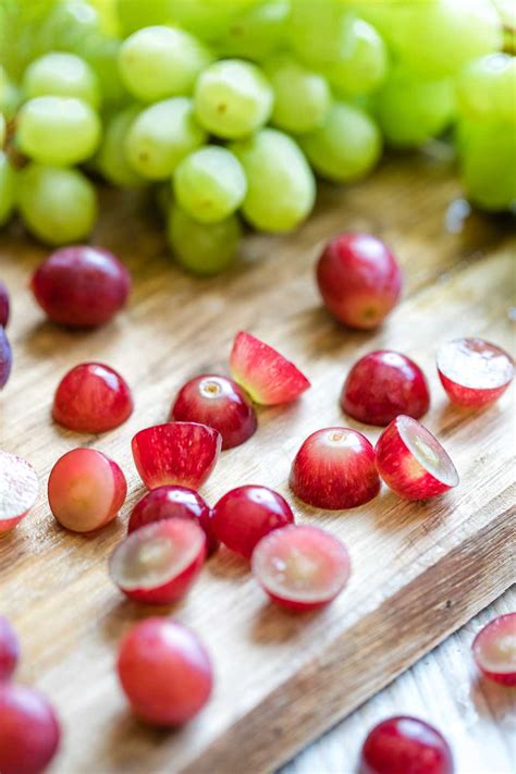 Grape Salad with Cream Cheese-Vanilla Dressing - Two Healthy Kitchens