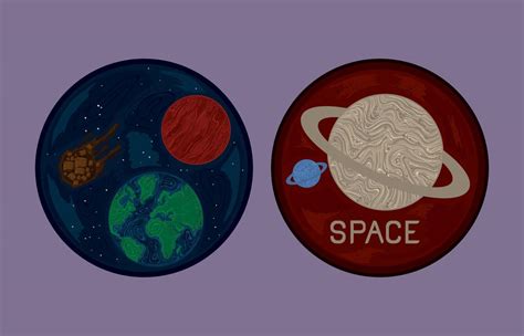 space cosmos set 10966709 Vector Art at Vecteezy