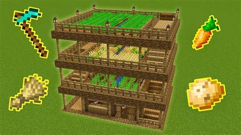 10+ Minecraft House Tutorial How To Build The Ultimate Farm House 20