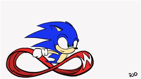 Sonic running by Rio07 on Newgrounds