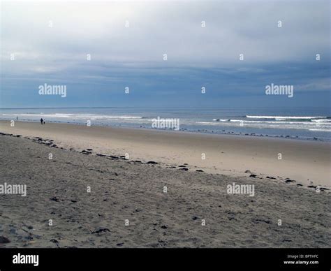 Ogunquit Maine beach Stock Photo - Alamy