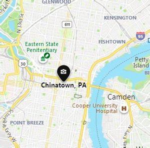 Where is Chinatown [Philadelphia nbhd], Pennsylvania? see area map & more