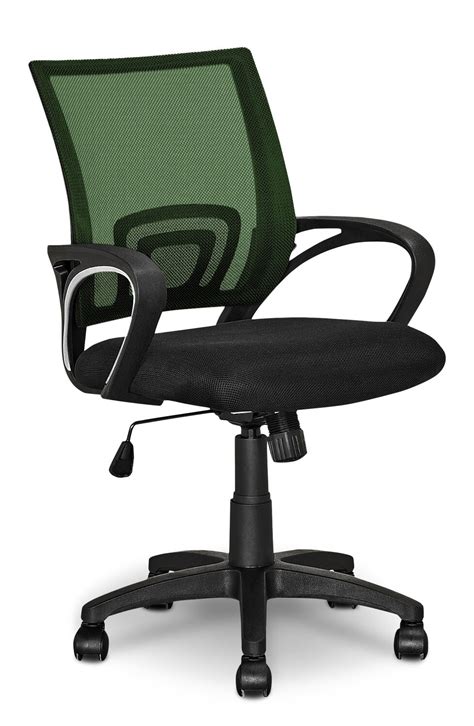 Loft Mesh Office Chair – Dark Green | The Brick