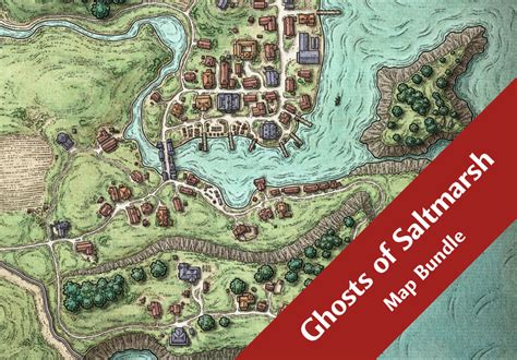 Mike Schley | Ghosts of Saltmarsh | Ghosts of Saltmarsh Map Bundle (17 Digital DM & Player Maps)