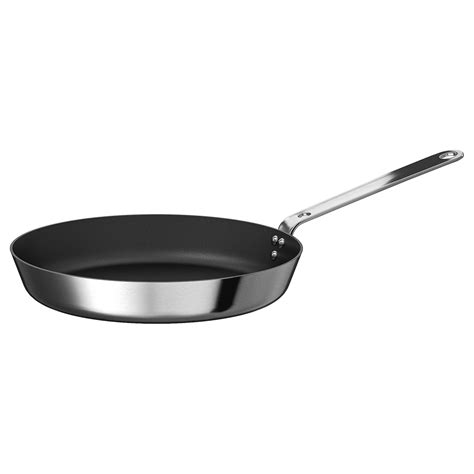 HEMKOMST frying pan, stainless steel/non-stick coating, 28 cm (11") - IKEA