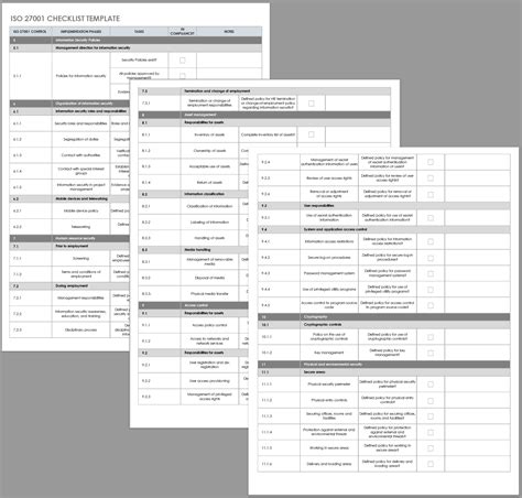 Free ISO 27001 Checklists and Templates | Smartsheet