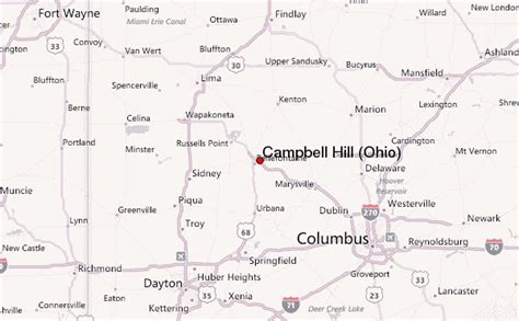 Campbell Hill (Ohio) Mountain Information