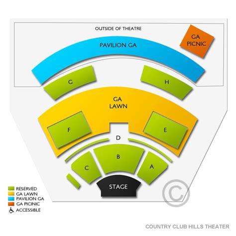 Country Club Hills Theater Seating Chart - Theater Seating Chart