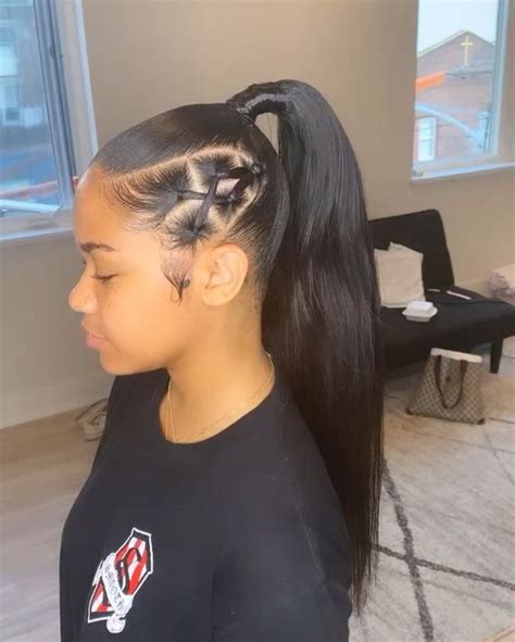 high ponytail and knotless twists using rubber band method | Black hair ...