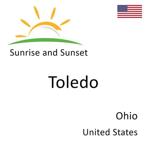 Sunrise and Sunset Times in Toledo, Ohio, United States