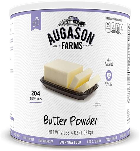 Augason Farms Butter Powder 2 lbs 4 oz No. 10 Can » Survival Kits