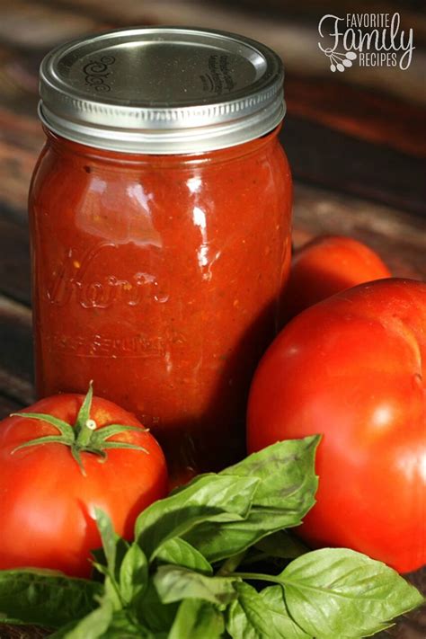 Homemade Canned Spaghetti Sauce | Favorite Family Recipes