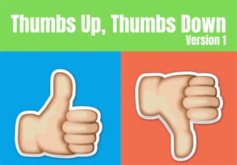 Thumbs Up, Thumbs Down Version 2 Video-Led Game – Deeper KidMin