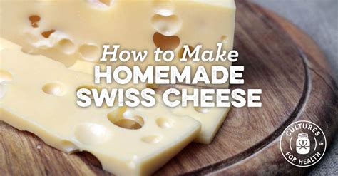 Swiss Cheese Recipe - Cultures For Health