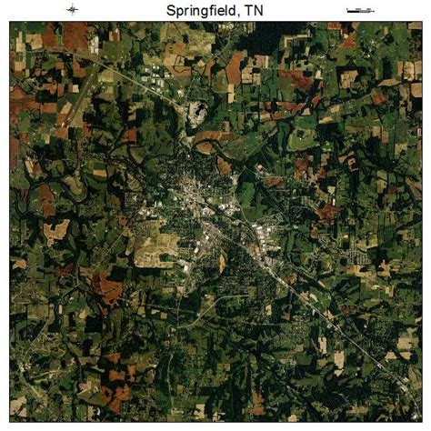 Aerial Photography Map of Springfield, TN Tennessee