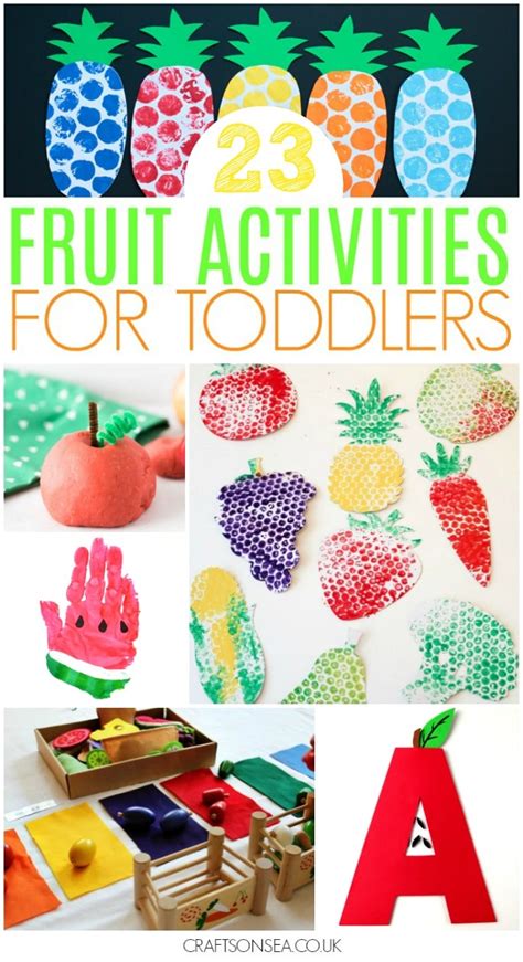 23 Fun Fruit Activities for Toddlers and Preschoolers - Crafts on Sea