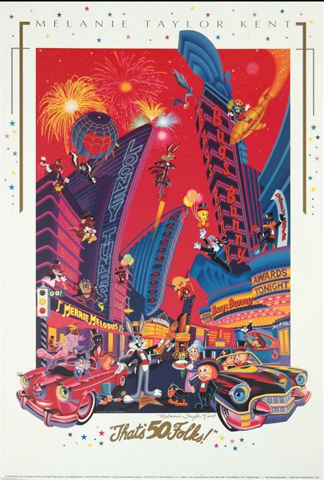 Looney Tunes 50th Anniversary Poster - ID: auglooney19050 | Van Eaton Galleries