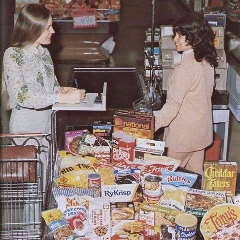 Lost In History on Instagram: “Grocery shopping in the 60s/70s - it’s cool to see all the retro ...