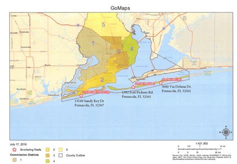 Districts - Map Of Escambia County Florida - Printable Maps