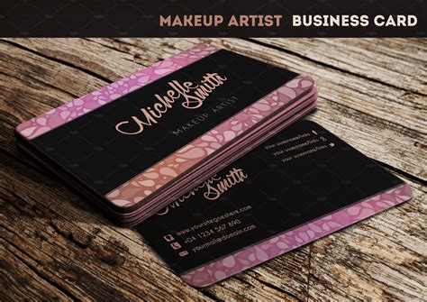 Makeup Artist Business Cards Templates