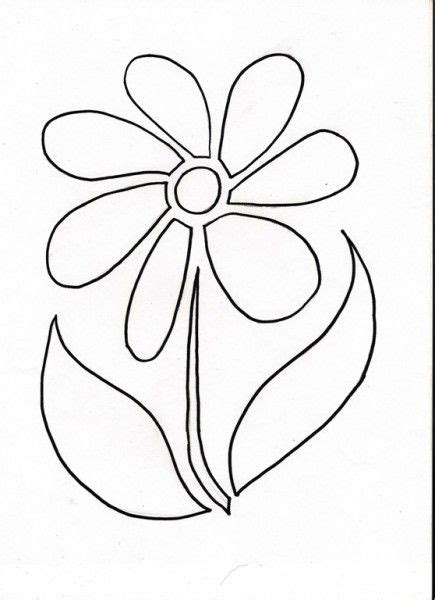 Flower Stencil | Flower stencil patterns, Flower stencil, Stencils printables