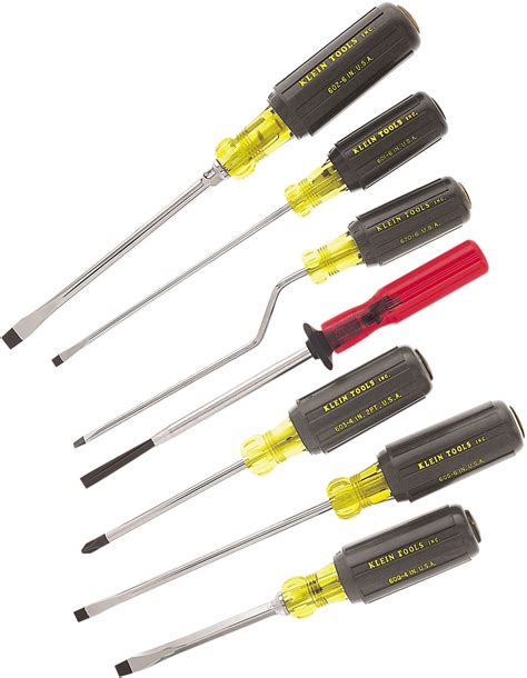 Klein Tools 85077 7-Piece Multiple-Application Screwdriver Set | TEquipment