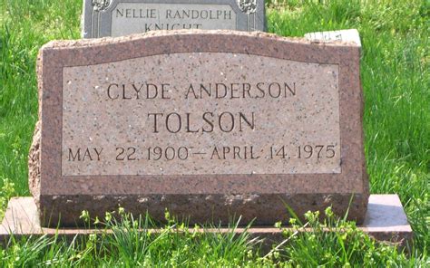 Clyde Anderson Tolson (1900-1975) - Find a Grave Memorial