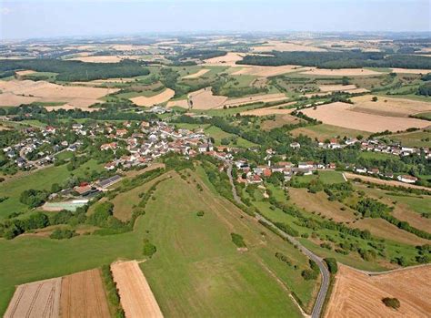 Ein Blick auf Altheim aus der Luft