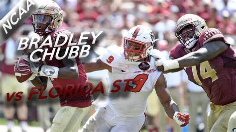 Bradley Chubb Highlights vs Florida State // 7 Tackles, 2 Sacks // 9.23 ...