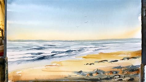 Watercolor Beach Landscapes