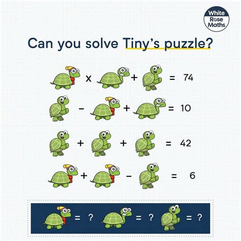 @whiterosemaths shared a photo on Instagram: “Can you solve Tiny’s ...