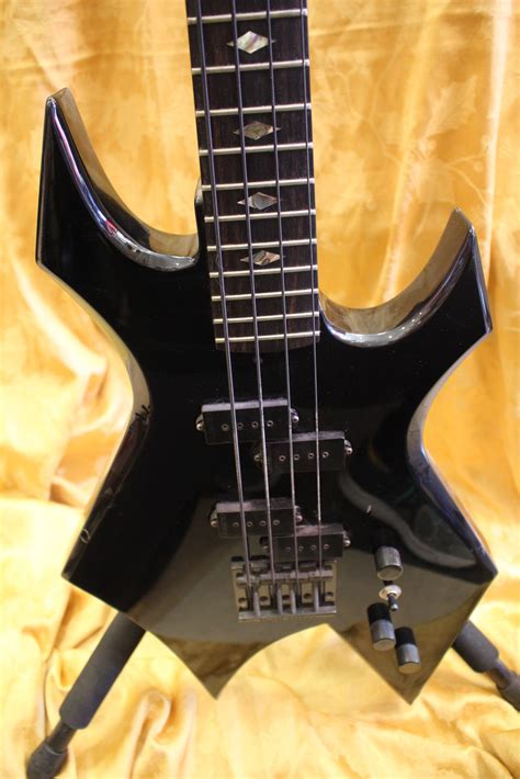 BC Rich Warlock USA Bass Guitar w/HSC 1980s | Ted's Pawn Shop